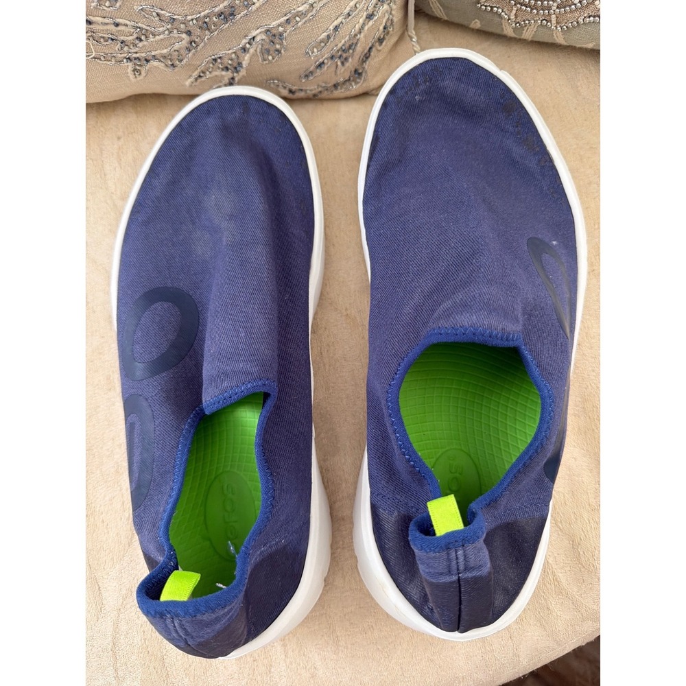 OOFOS BLUE SLIP ON 00MG Low Sport Sneaker  size 12 Blue
